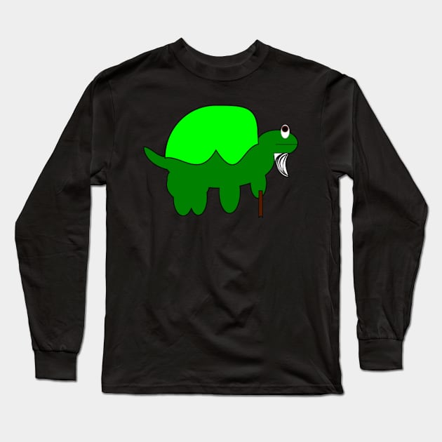 Old Turtle Long Sleeve T-Shirt by Funky Turtle